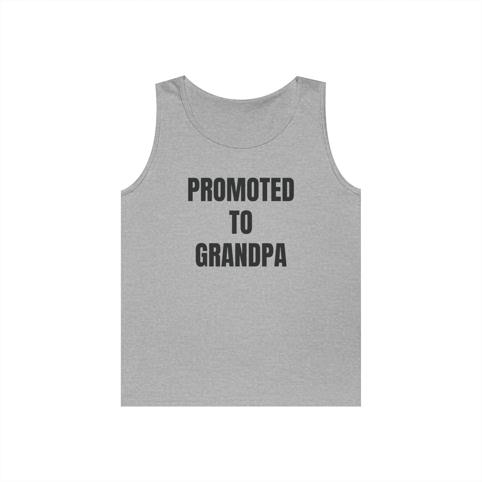 Grandpa Tank - Promoted To Grandpa | Tank Top by atgodanddesigns