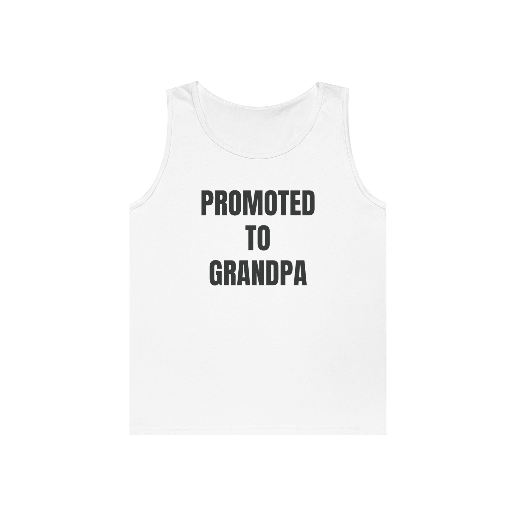 Grandpa Tank - Promoted To Grandpa | Tank Top by atgodanddesigns