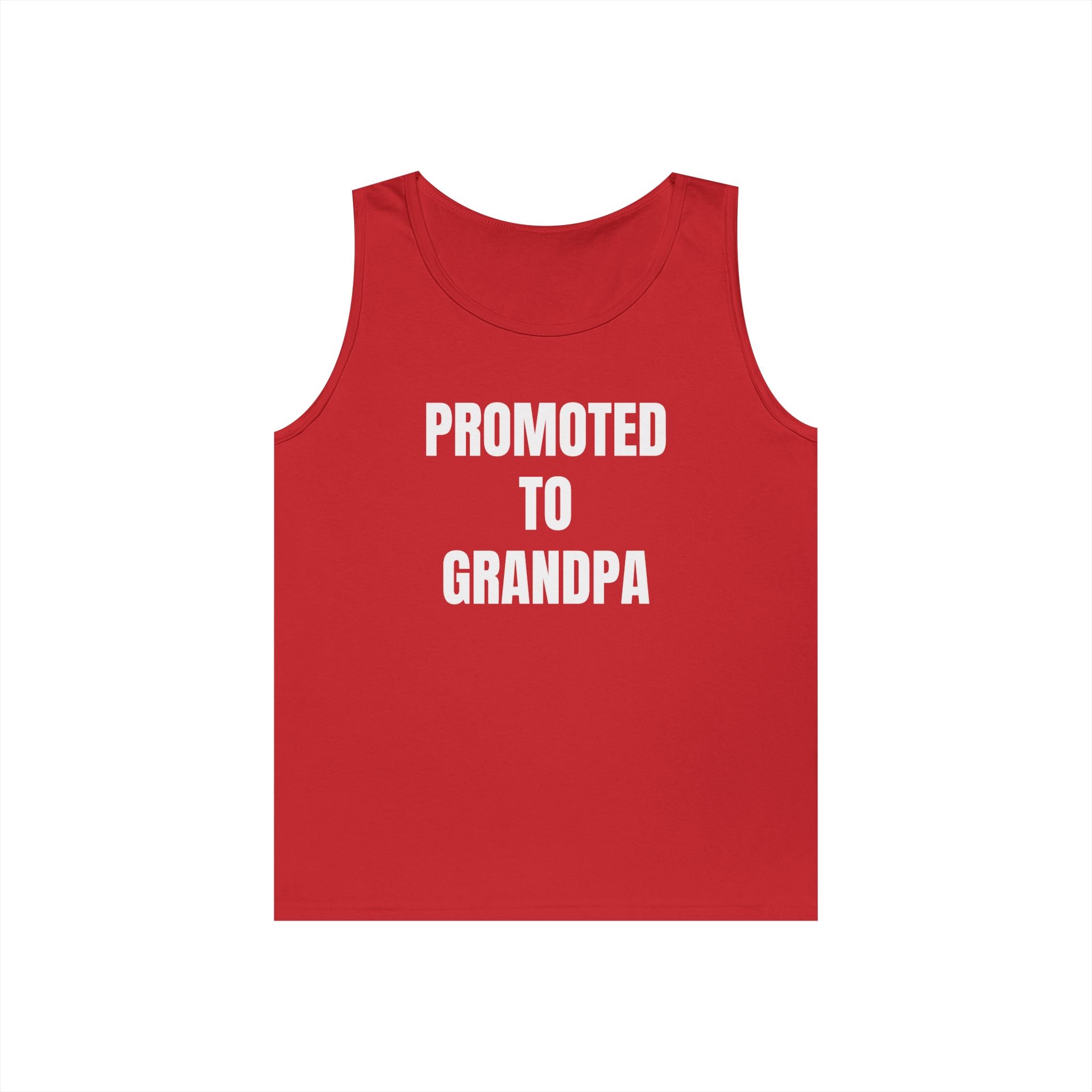 Grandpa Tank - Promoted To Grandpa | Tank Top by atgodanddesigns