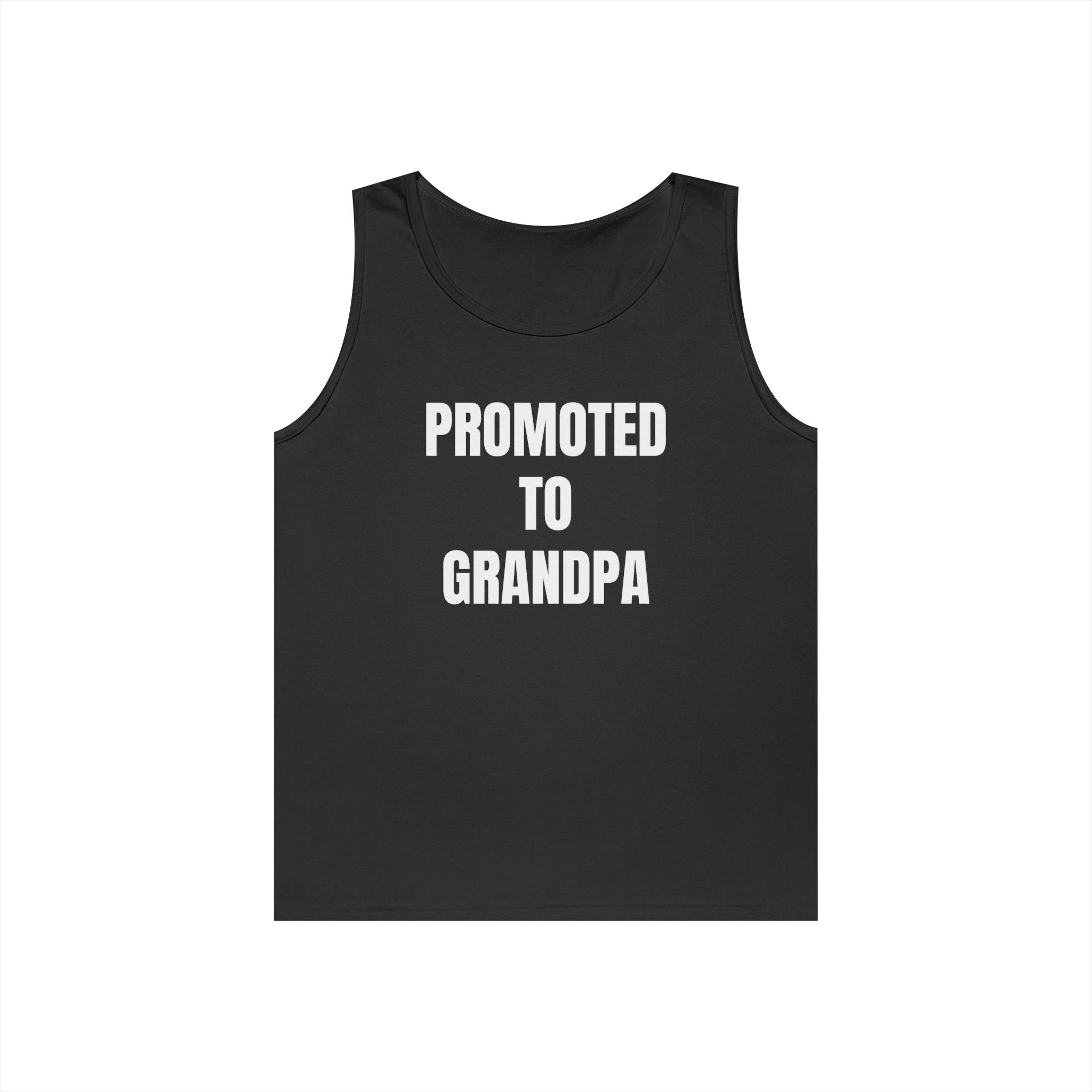 Grandpa Tank - Promoted To Grandpa | Tank Top by atgodanddesigns