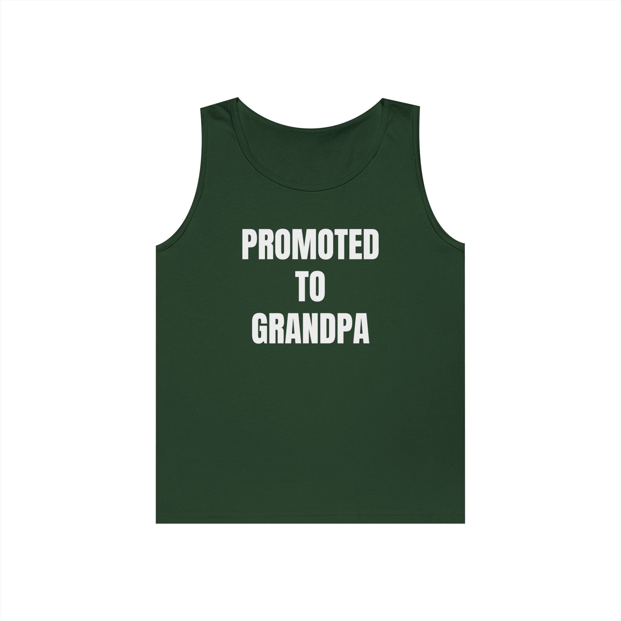 Grandpa Tank - Promoted To Grandpa | Tank Top by atgodanddesigns