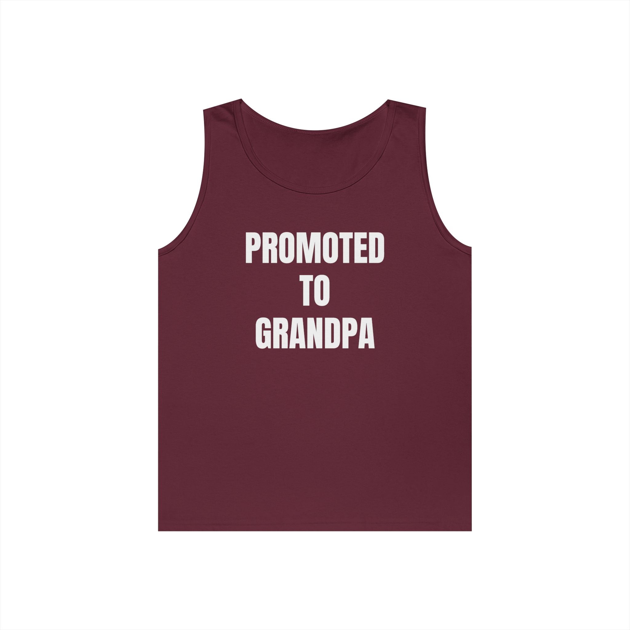 Grandpa Tank - Promoted To Grandpa | Tank Top by atgodanddesigns