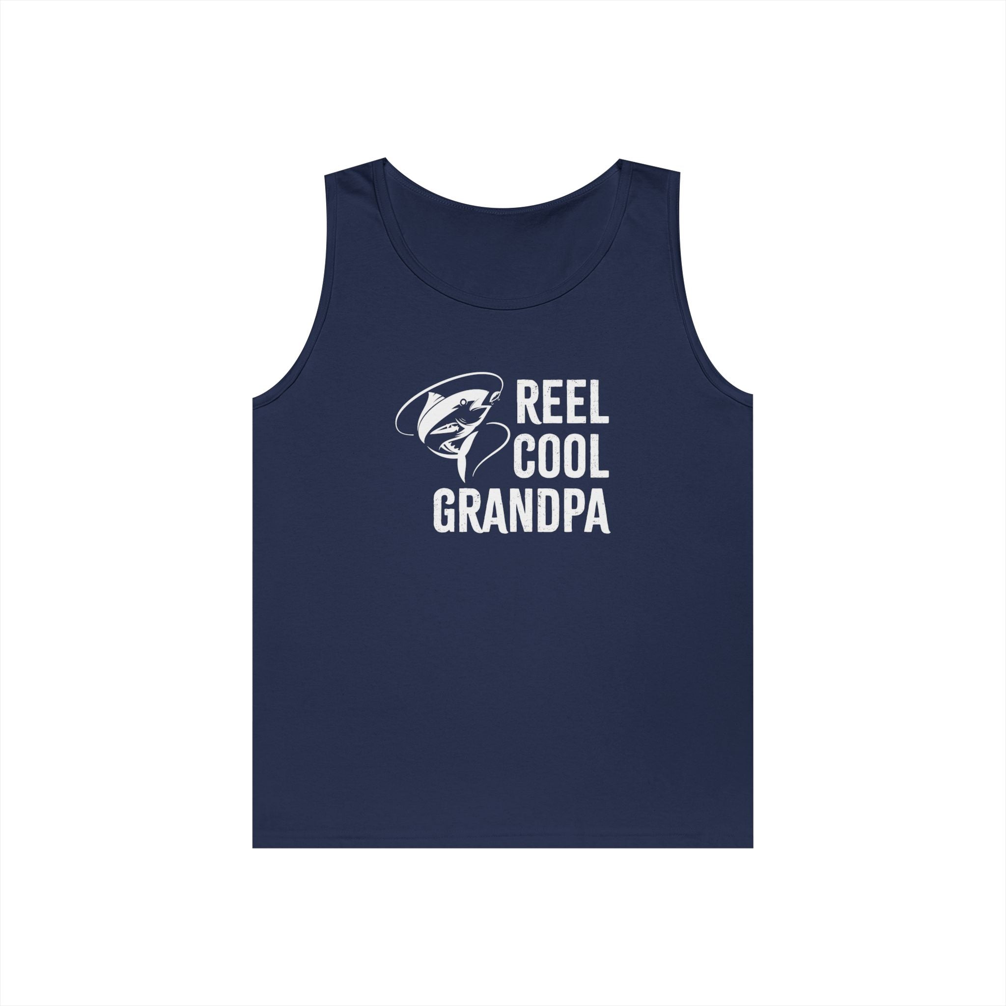 Grandpa Tank - Reel Cool Grandpa | Tank Top by atgodanddesigns