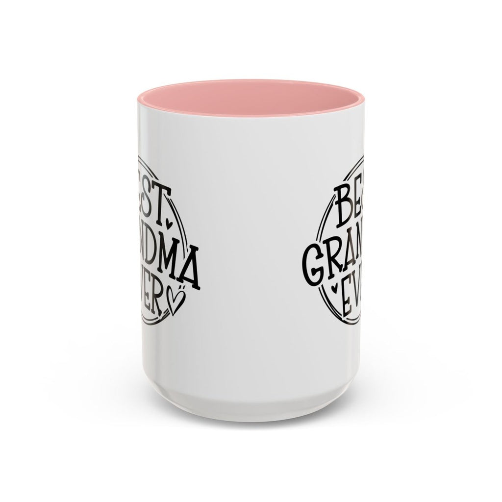 Graphic Accent Coffee Mug (11oz, 15oz) - Best Grandma Ever | Mug by atgodanddesigns