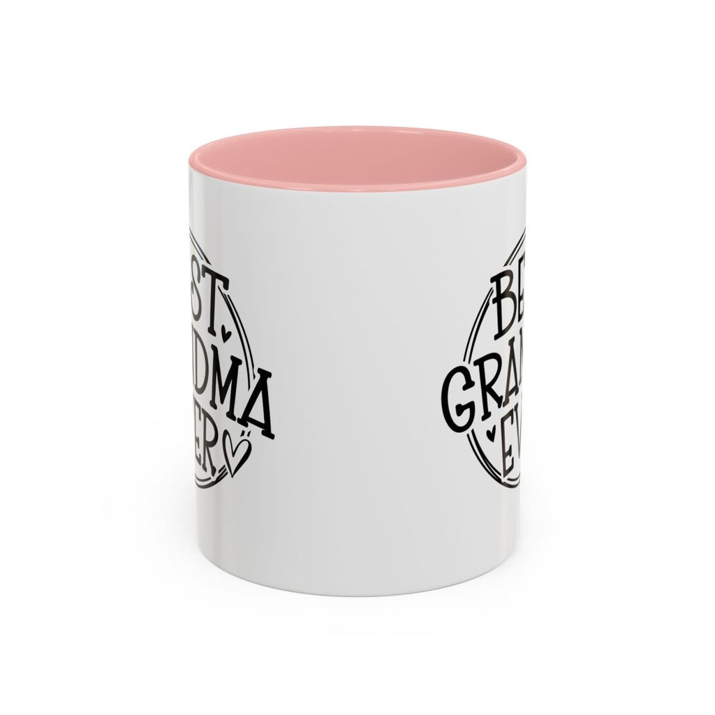 Graphic Accent Coffee Mug (11oz, 15oz) - Best Grandma Ever | Mug by atgodanddesigns