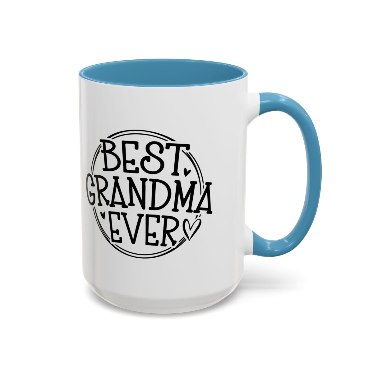 Graphic Accent Coffee Mug (11oz, 15oz) - Best Grandma Ever | Mug by atgodanddesigns