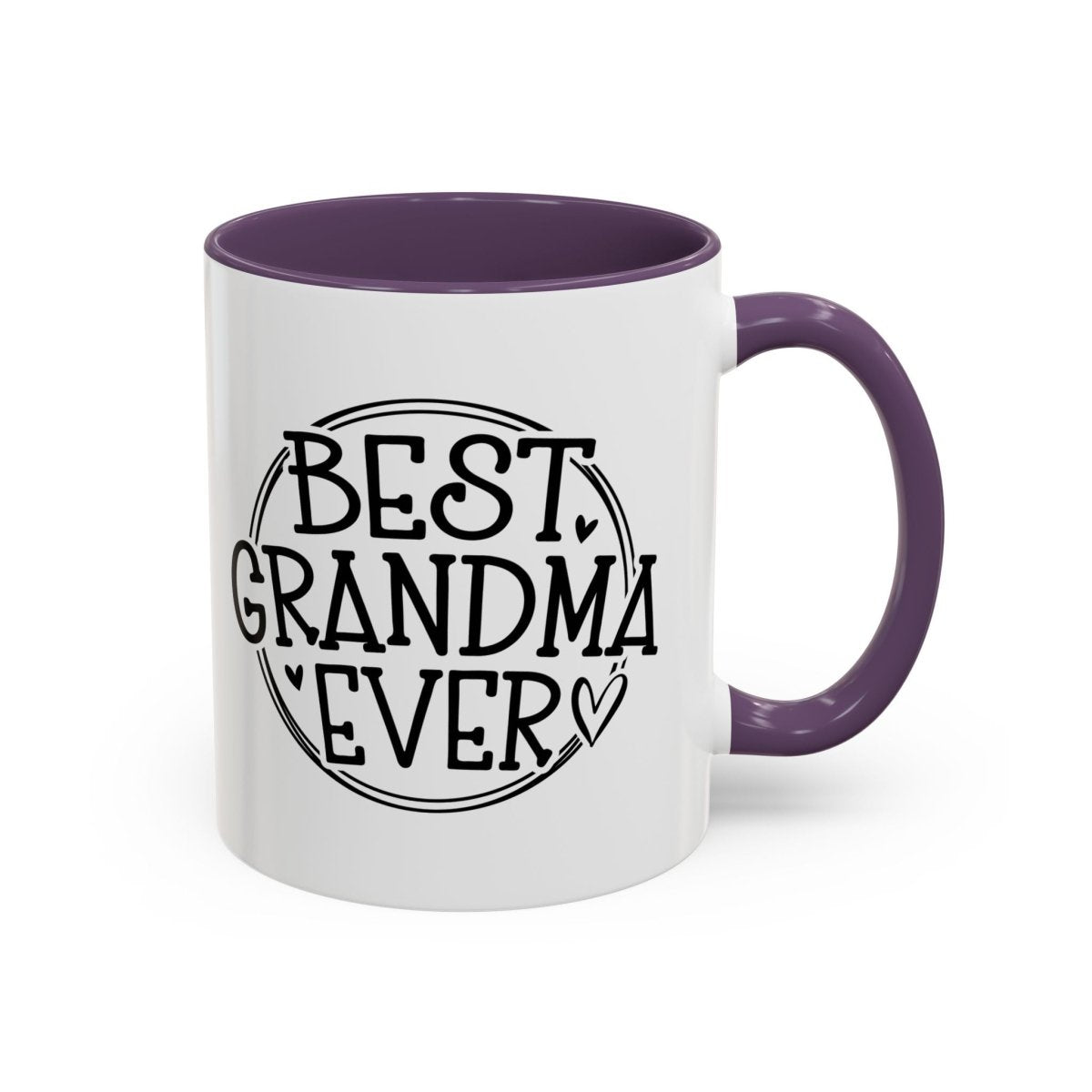 Graphic Accent Coffee Mug (11oz, 15oz) - Best Grandma Ever | Mug by atgodanddesigns