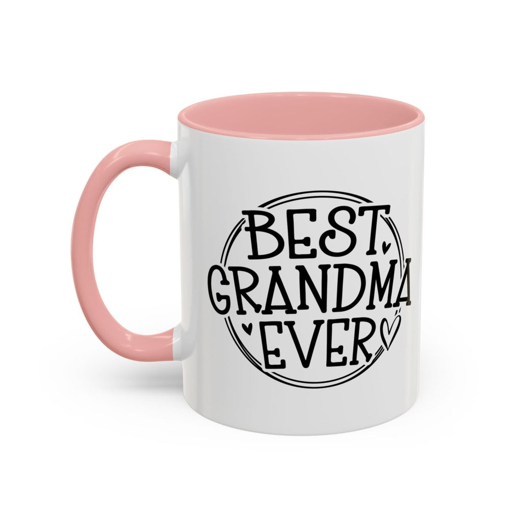Graphic Accent Coffee Mug (11oz, 15oz) - Best Grandma Ever | Mug by atgodanddesigns