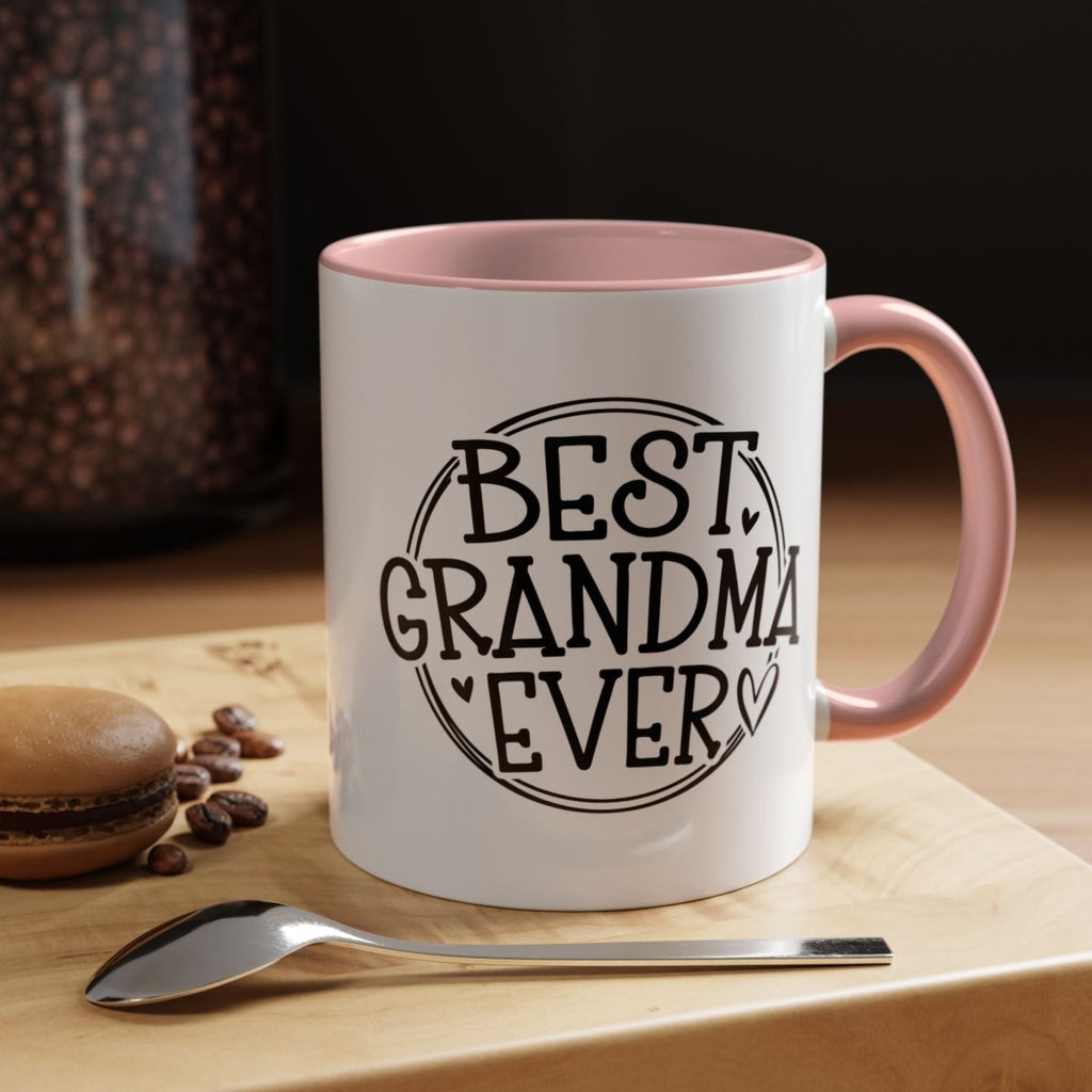 Graphic Accent Coffee Mug (11oz, 15oz) - Best Grandma Ever | Mug by atgodanddesigns