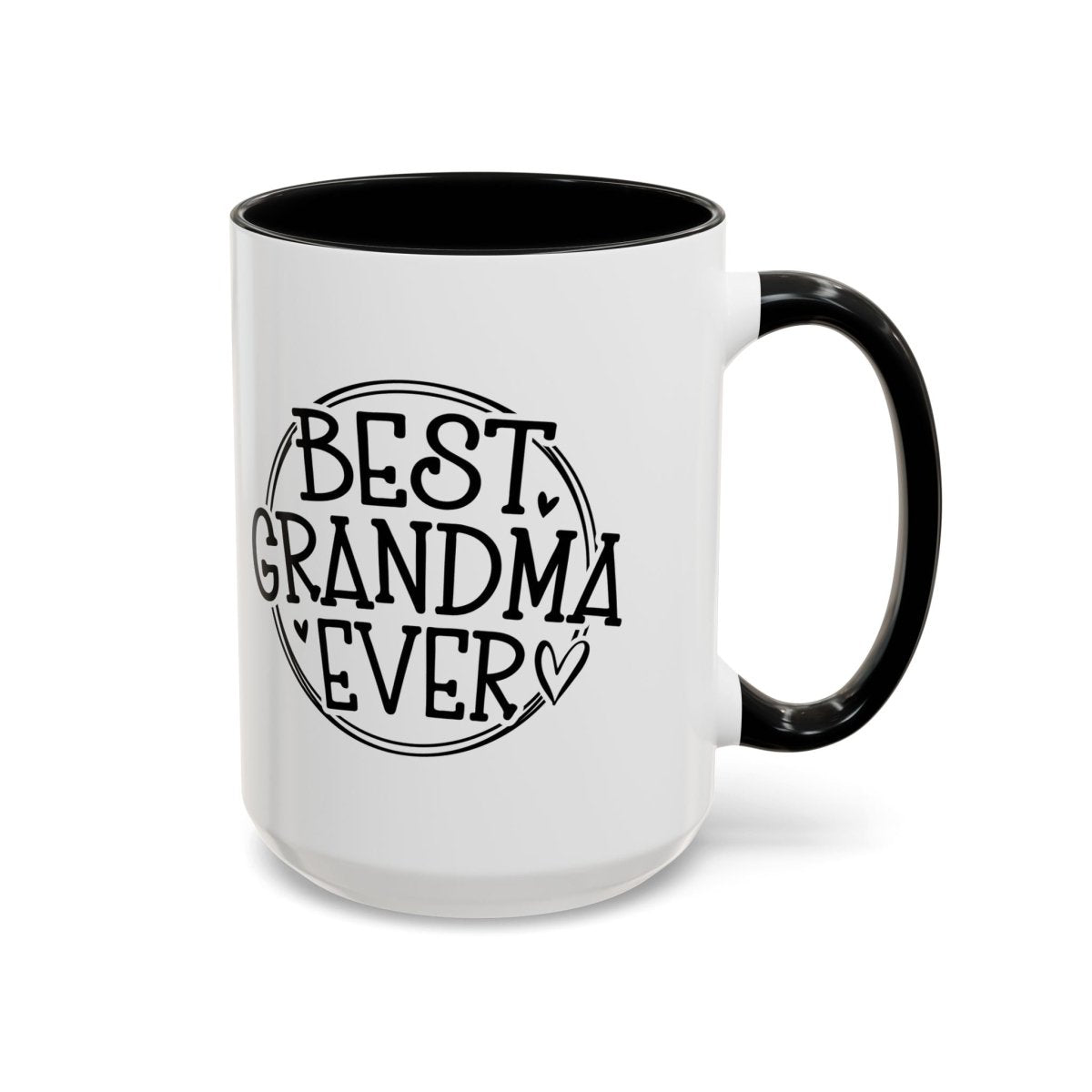 Graphic Accent Coffee Mug (11oz, 15oz) - Best Grandma Ever | Mug by atgodanddesigns