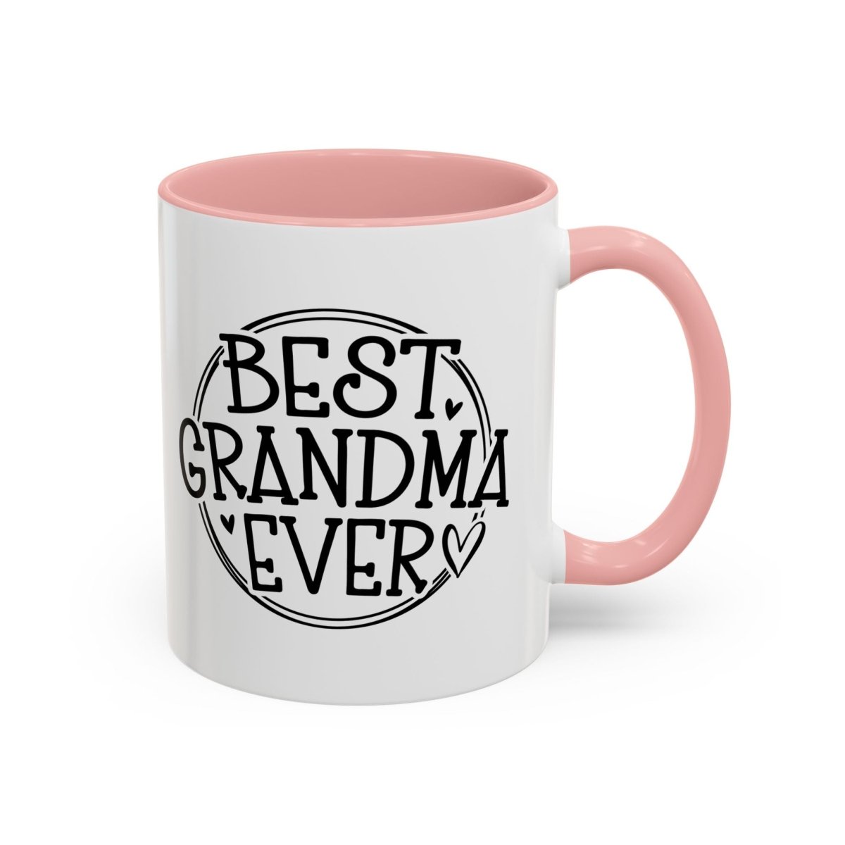 Graphic Accent Coffee Mug (11oz, 15oz) - Best Grandma Ever | Mug by atgodanddesigns