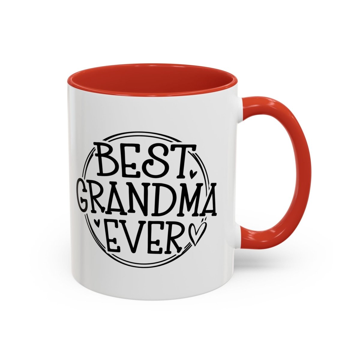 Graphic Accent Coffee Mug (11oz, 15oz) - Best Grandma Ever | Mug by atgodanddesigns