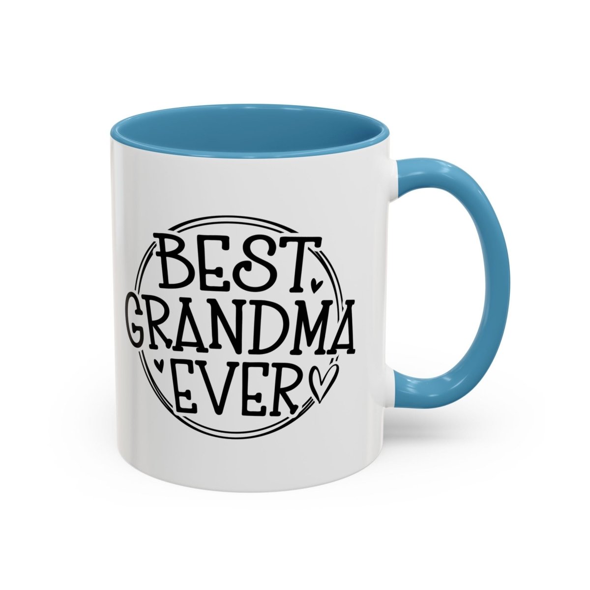 Graphic Accent Coffee Mug (11oz, 15oz) - Best Grandma Ever | Mug by atgodanddesigns