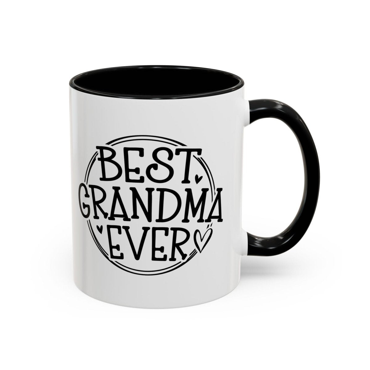 Graphic Accent Coffee Mug (11oz, 15oz) - Best Grandma Ever | Mug by atgodanddesigns