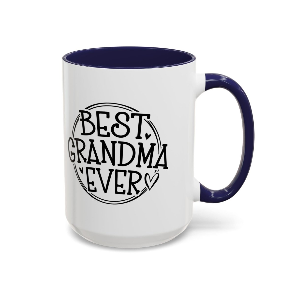Graphic Accent Coffee Mug (11oz, 15oz) - Best Grandma Ever | Mug by atgodanddesigns