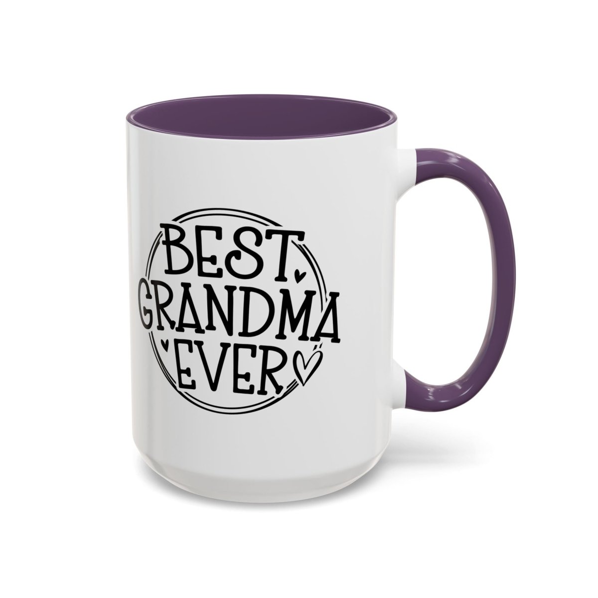 Graphic Accent Coffee Mug (11oz, 15oz) - Best Grandma Ever | Mug by atgodanddesigns