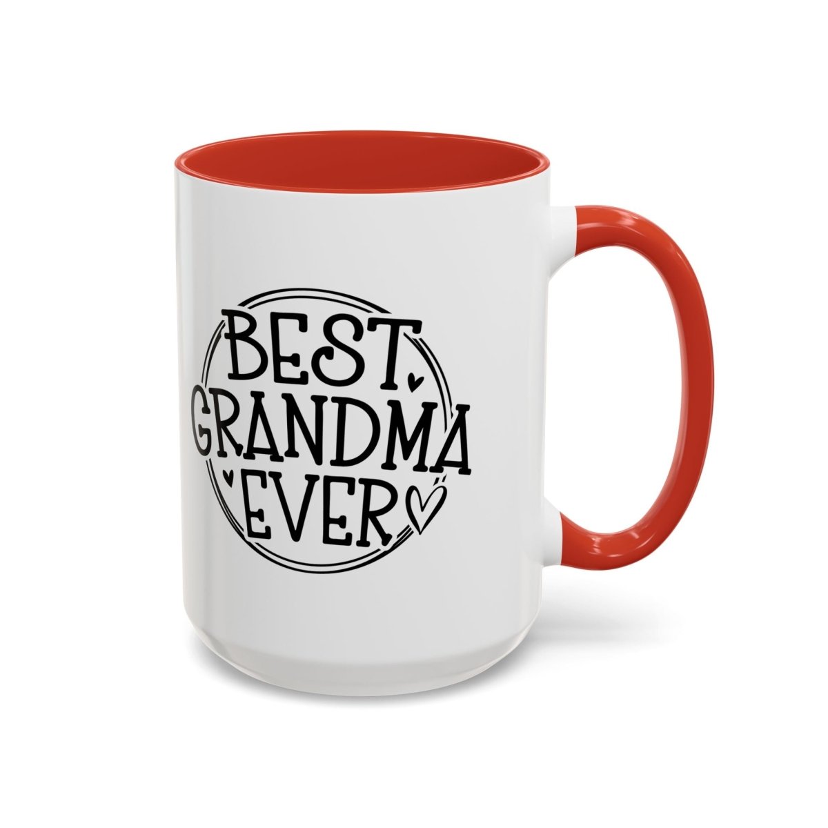 Graphic Accent Coffee Mug (11oz, 15oz) - Best Grandma Ever | Mug by atgodanddesigns