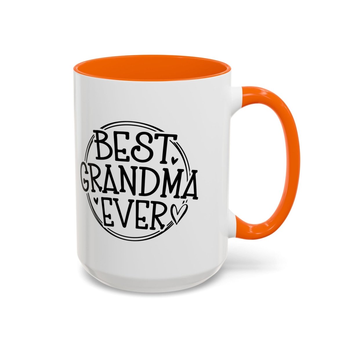 Graphic Accent Coffee Mug (11oz, 15oz) - Best Grandma Ever | Mug by atgodanddesigns