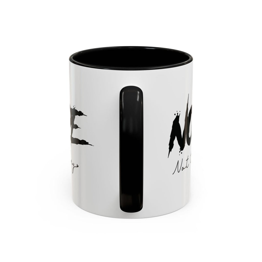 Graphic Accent Coffee Mug (11oz, 15oz) - Nope Not Today | Mug by atgodanddesigns