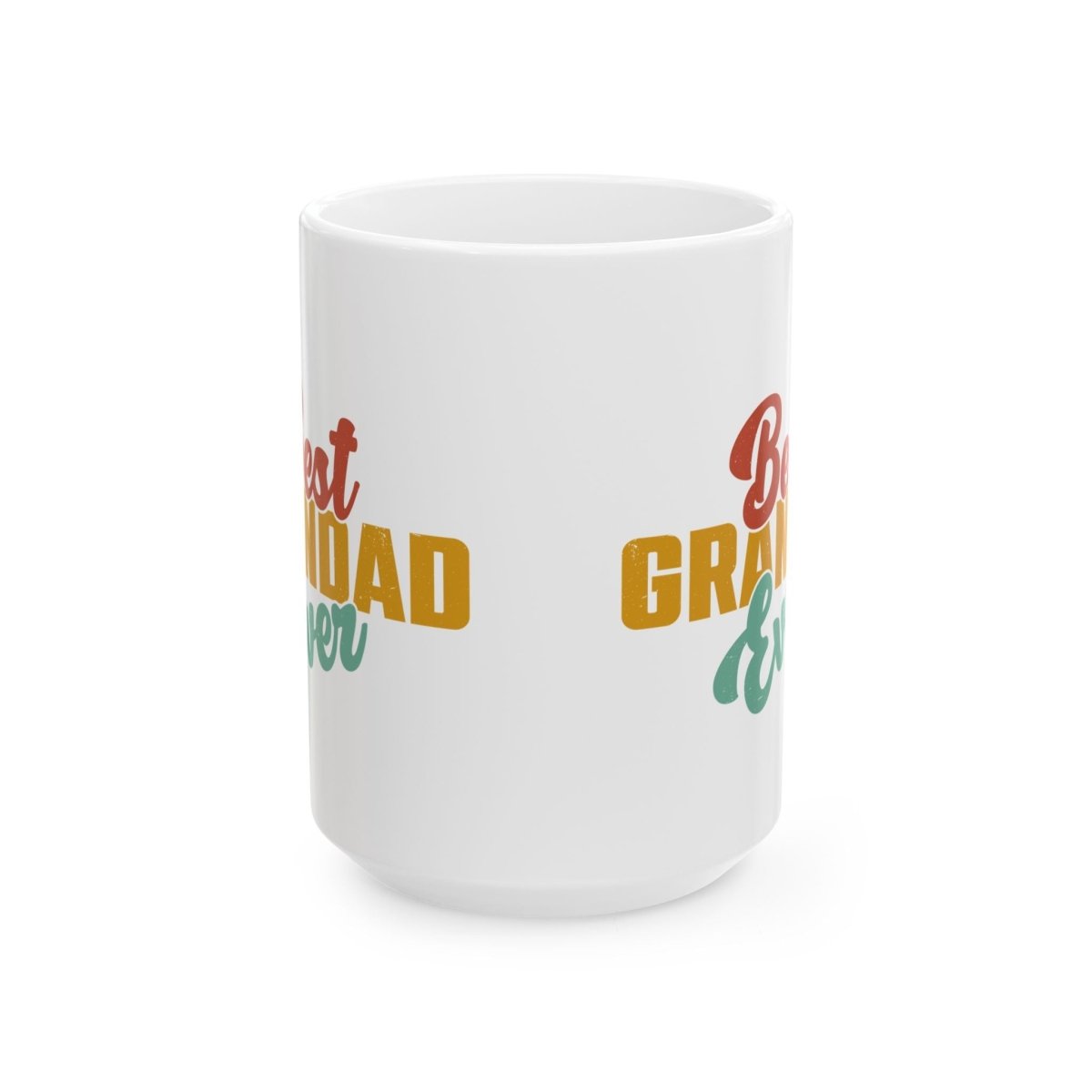Graphic Ceramic Mug (11oz, 15oz) - Best Granddad Ever | Mug by atgodanddesigns