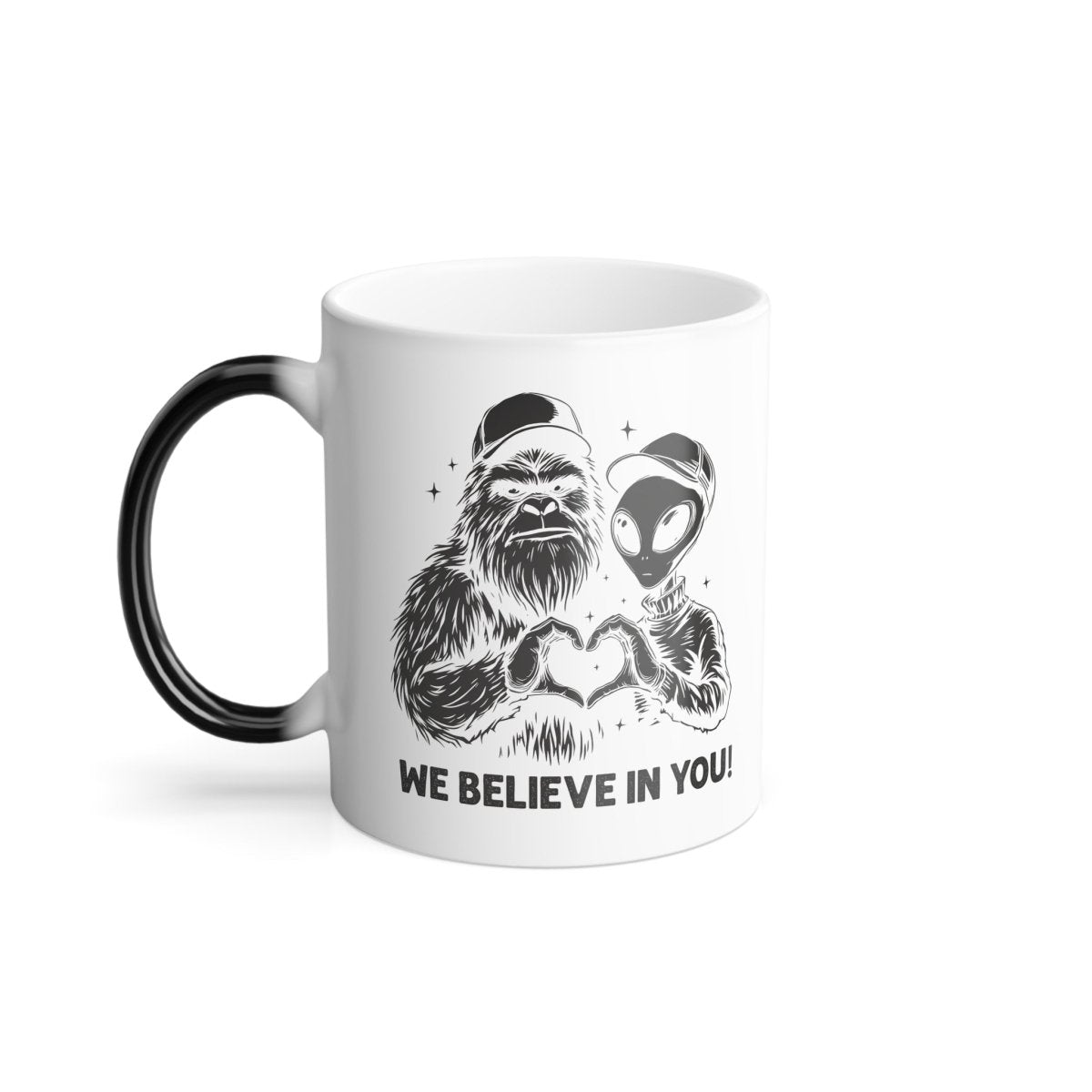 Graphic Color Morphing Mug (11oz) - We Believe In You | Mug by atgodanddesigns