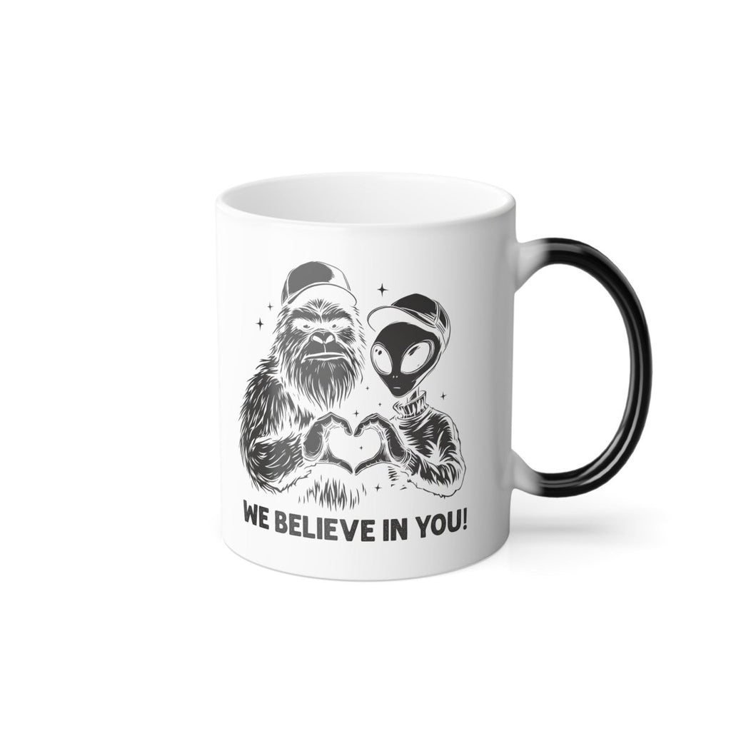 Graphic Color Morphing Mug (11oz) - We Believe In You | Mug by atgodanddesigns