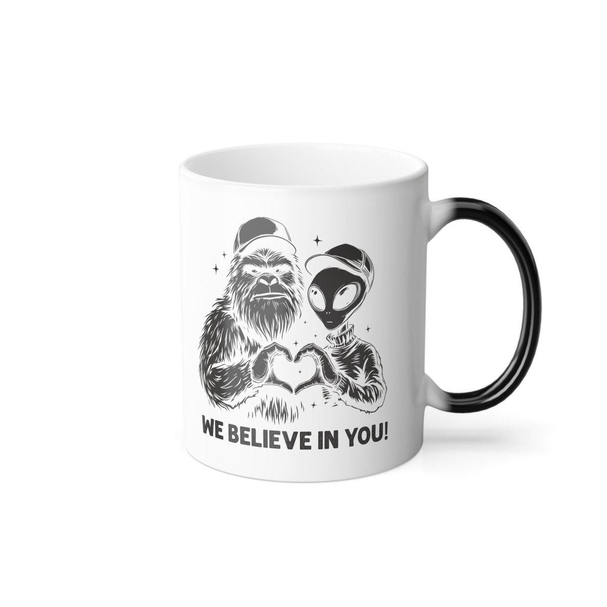 Graphic Color Morphing Mug (11oz) - We Believe In You | Mug by atgodanddesigns