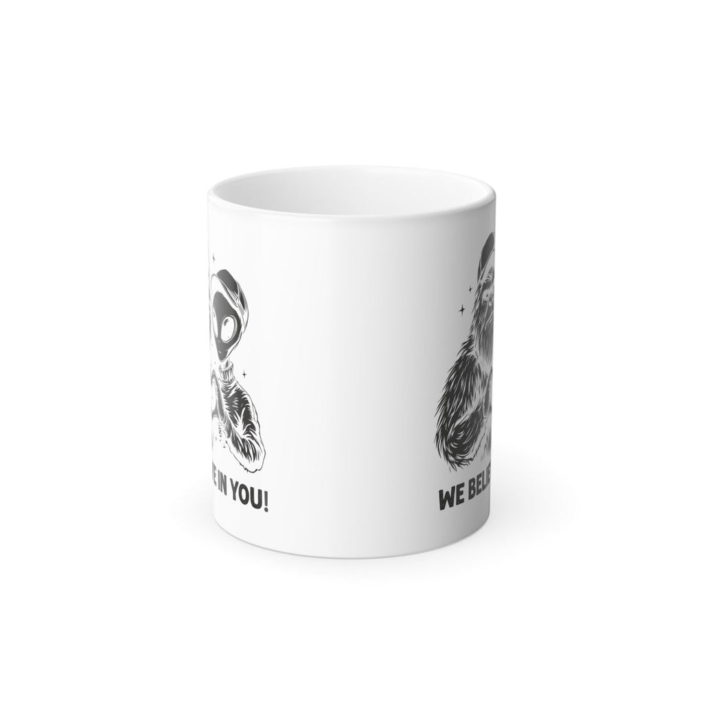 Graphic Color Morphing Mug (11oz) - We Believe In You | Mug by atgodanddesigns