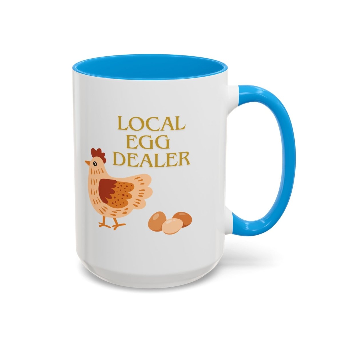Graphic Colorful Mug (11oz, 15oz) - Local Egg Dealer | Mug by atgodanddesigns