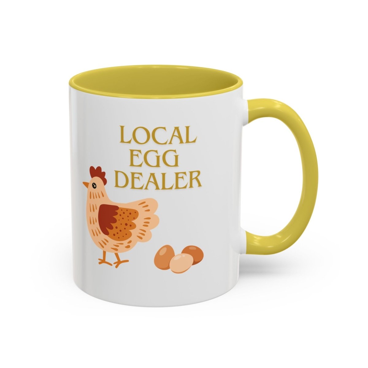 Graphic Colorful Mug (11oz, 15oz) - Local Egg Dealer | Mug by atgodanddesigns