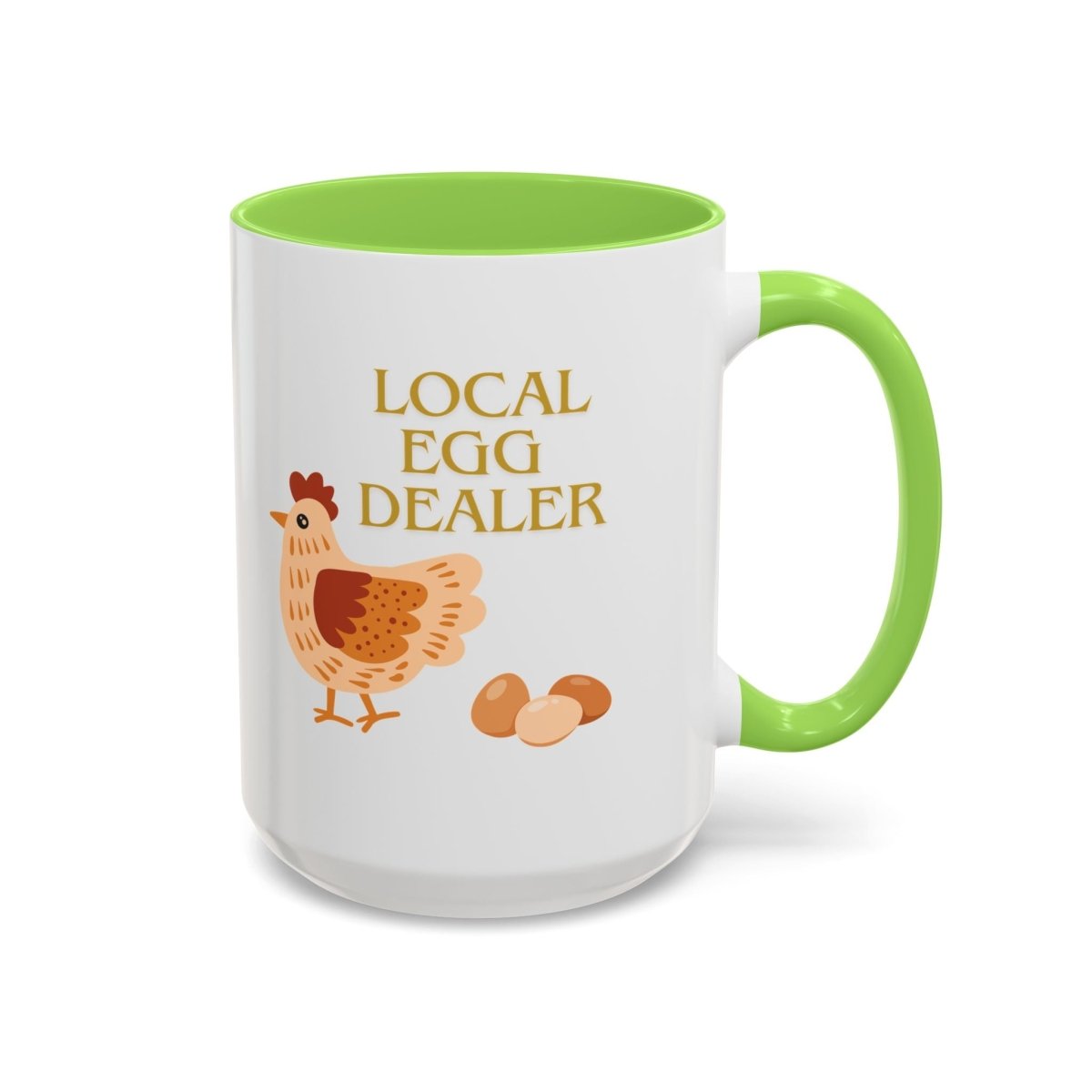 Graphic Colorful Mug (11oz, 15oz) - Local Egg Dealer | Mug by atgodanddesigns