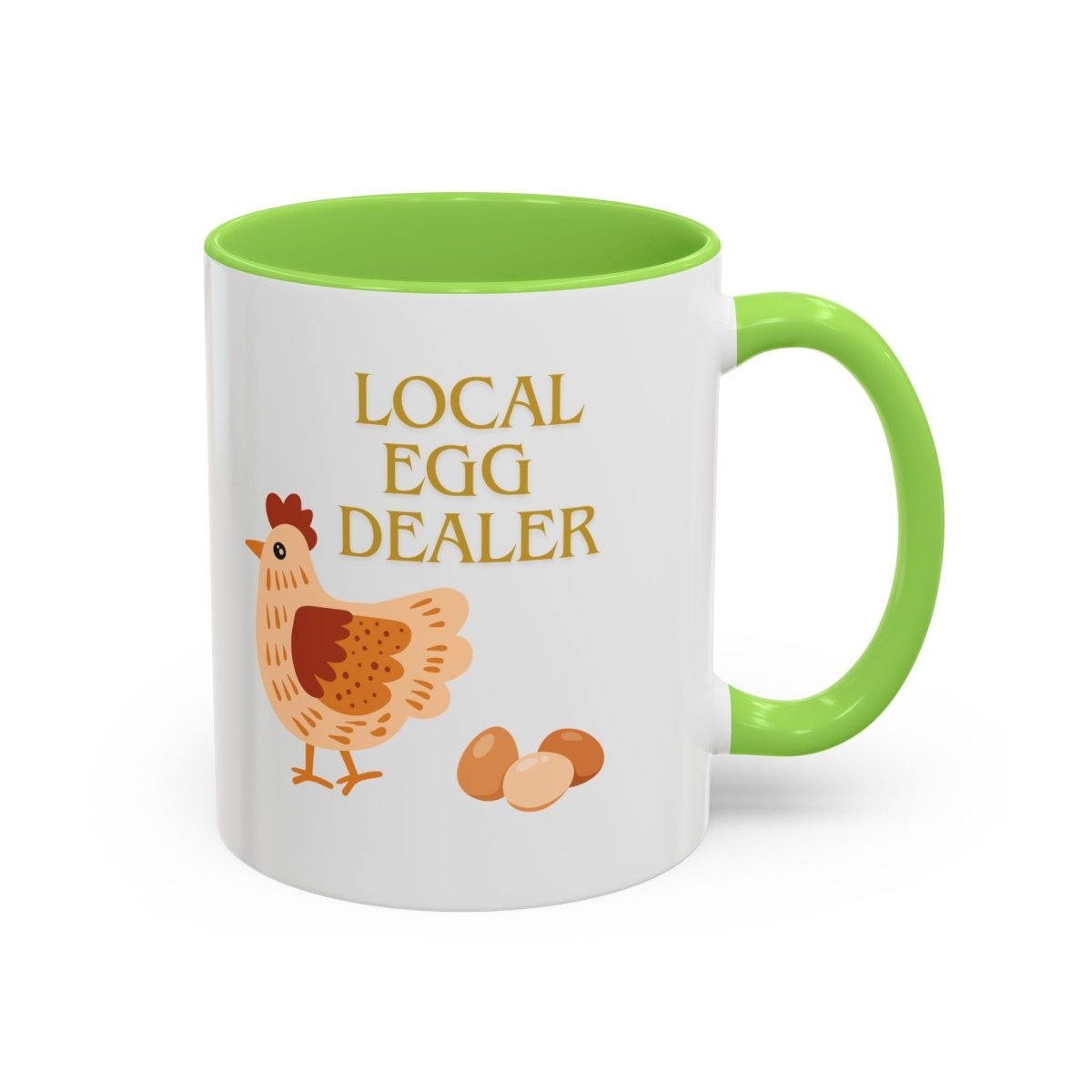 Graphic Colorful Mug (11oz, 15oz) - Local Egg Dealer | Mug by atgodanddesigns