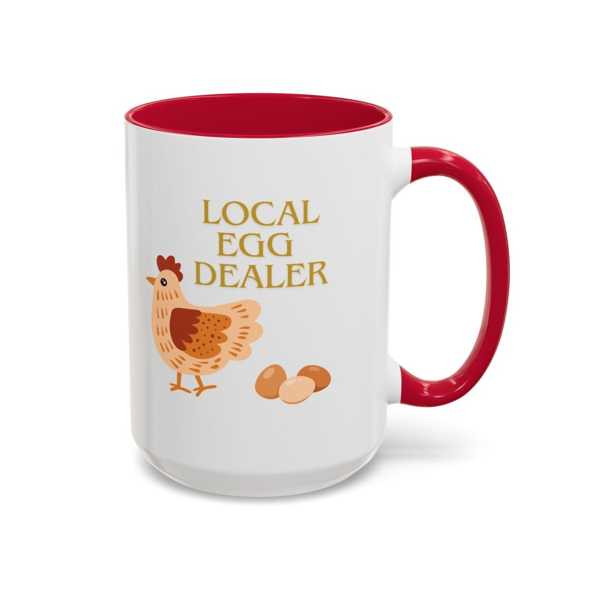 Graphic Colorful Mug (11oz, 15oz) - Local Egg Dealer | Mug by atgodanddesigns