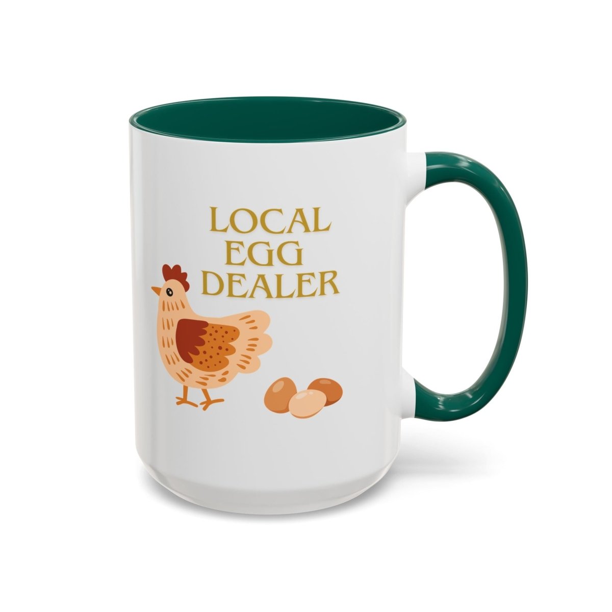 Graphic Colorful Mug (11oz, 15oz) - Local Egg Dealer | Mug by atgodanddesigns