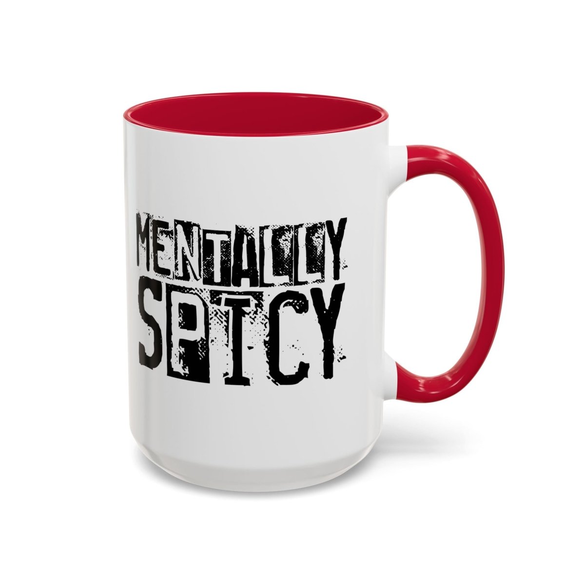 Graphic Colorful Mug (11oz, 15oz) - Mentally Spicy | Mug by atgodanddesigns