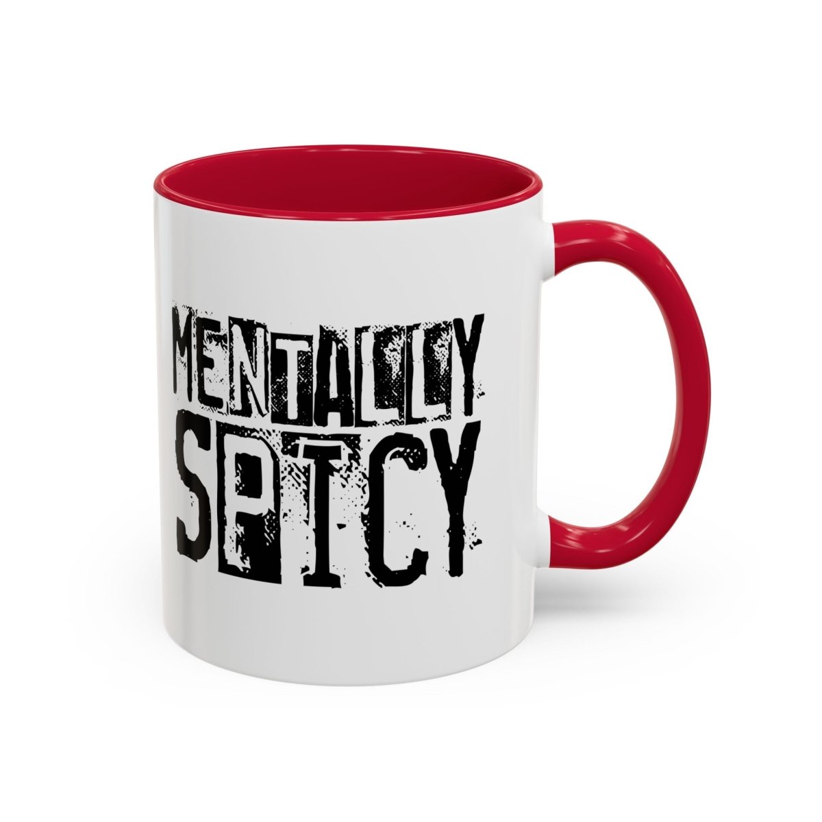 Graphic Colorful Mug (11oz, 15oz) - Mentally Spicy | Mug by atgodanddesigns