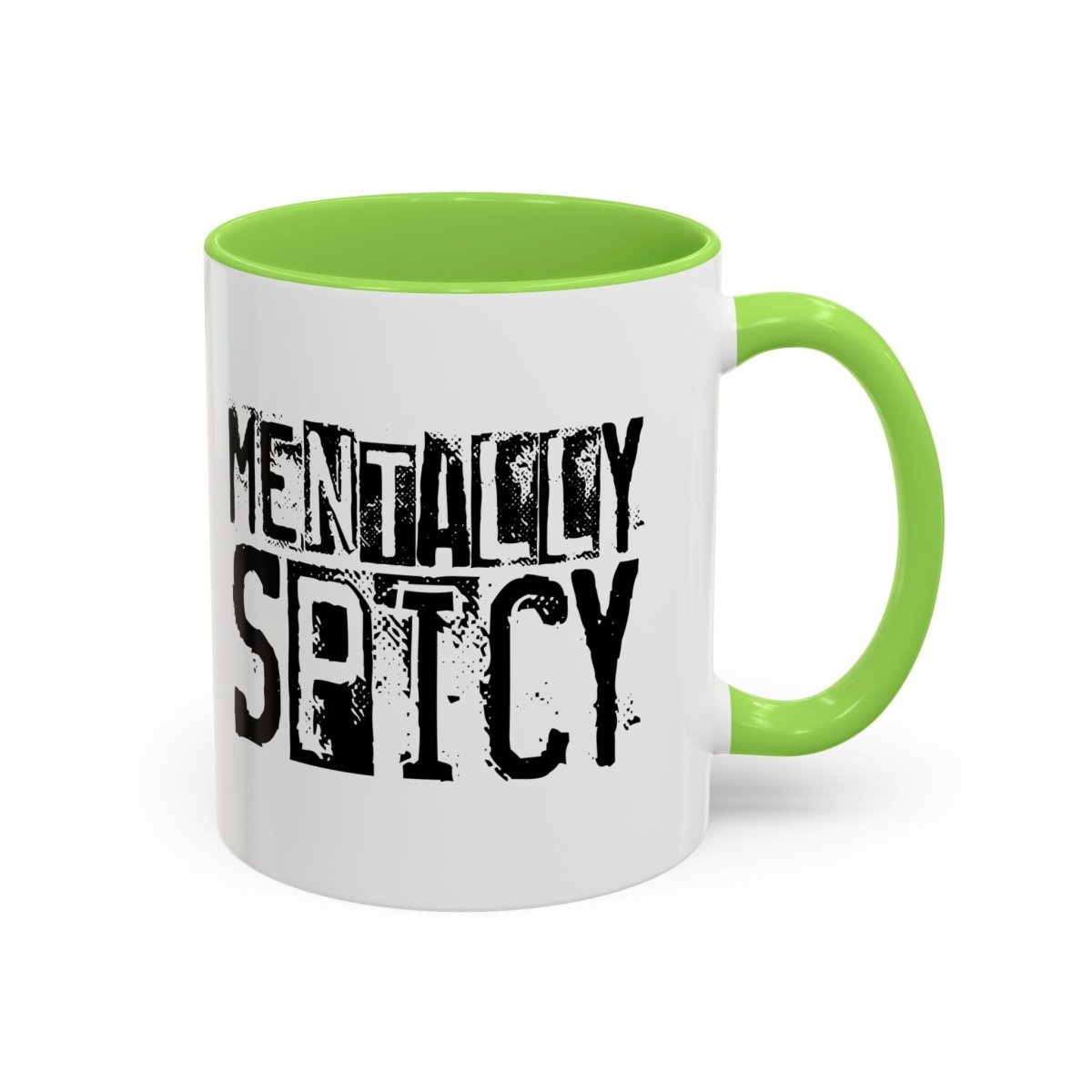 Graphic Colorful Mug (11oz, 15oz) - Mentally Spicy | Mug by atgodanddesigns