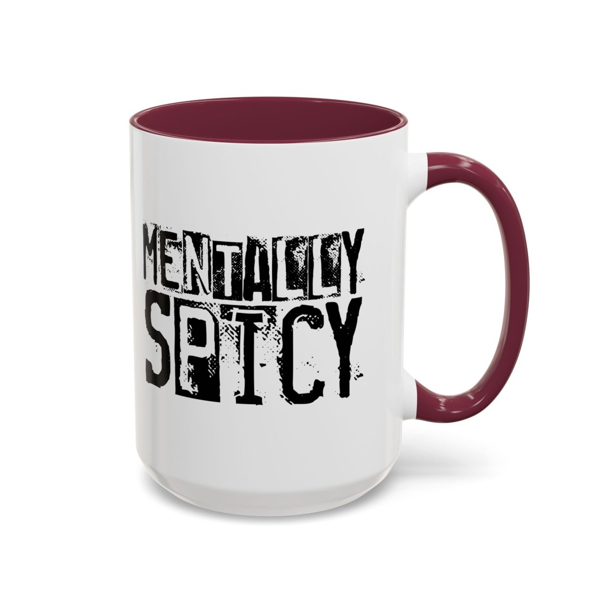 Graphic Colorful Mug (11oz, 15oz) - Mentally Spicy | Mug by atgodanddesigns