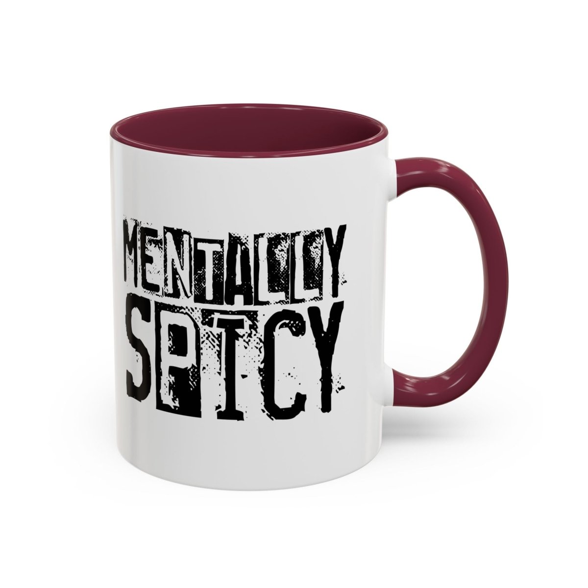 Graphic Colorful Mug (11oz, 15oz) - Mentally Spicy | Mug by atgodanddesigns