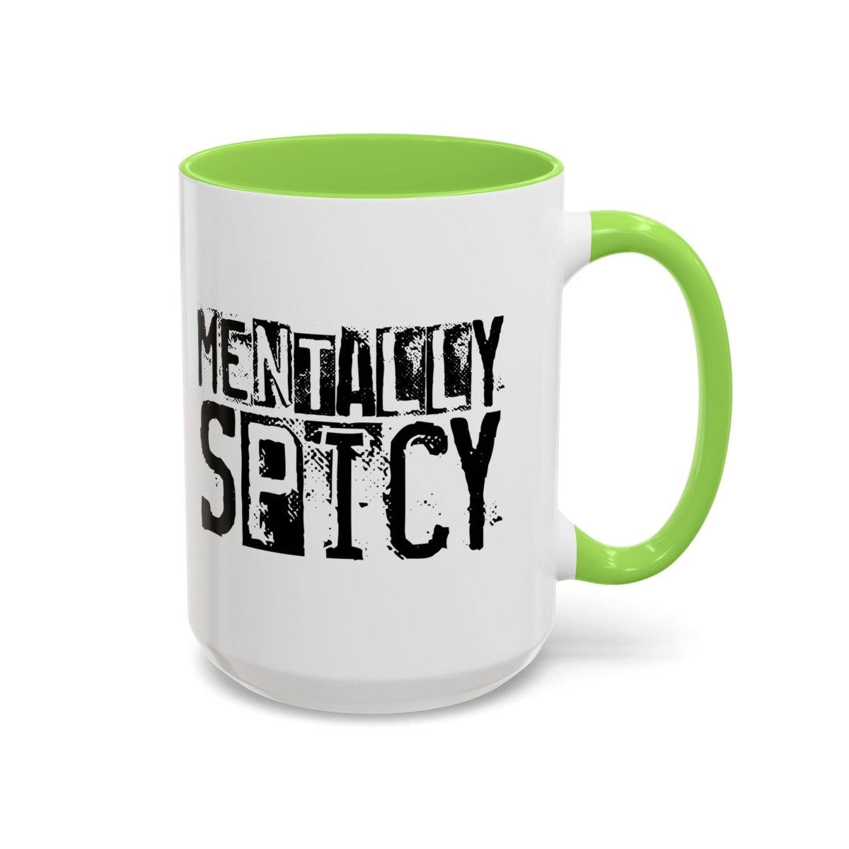 Graphic Colorful Mug (11oz, 15oz) - Mentally Spicy | Mug by atgodanddesigns