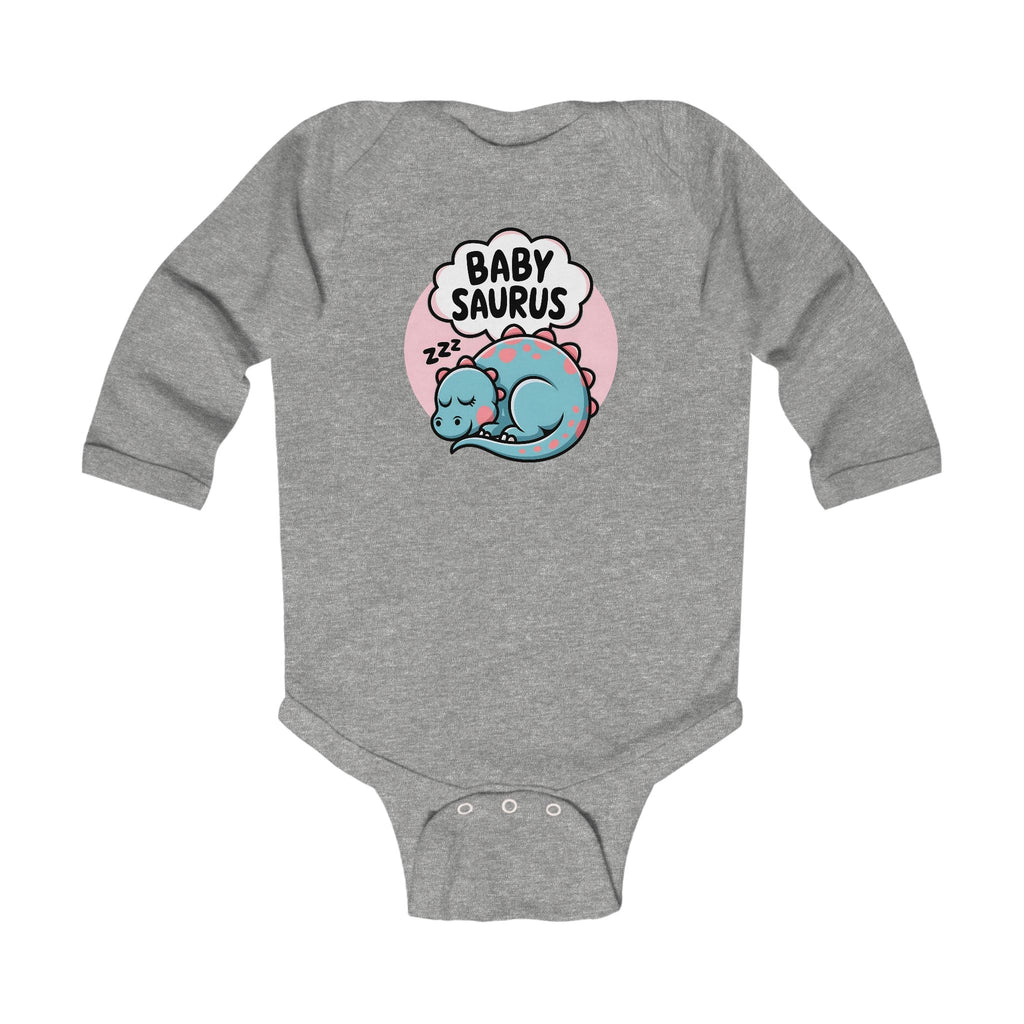 Graphic Infant Long Sleeve Onesie - Baby Saurus | Kids clothes by atgodanddesigns