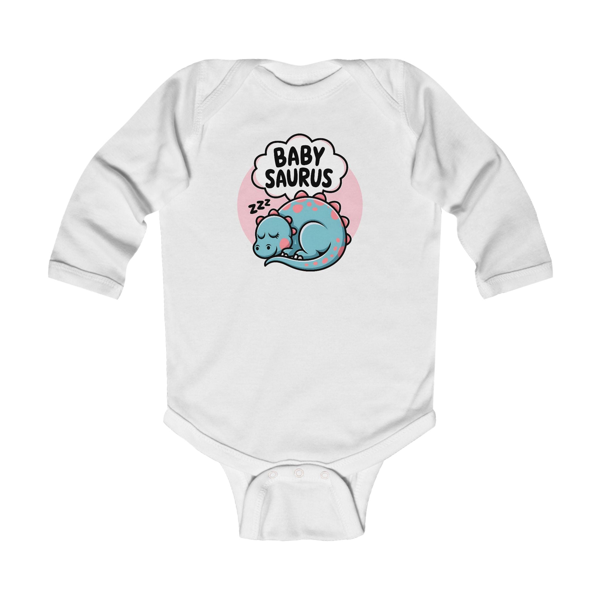 Graphic Infant Long Sleeve Onesie - Baby Saurus | Kids clothes by atgodanddesigns