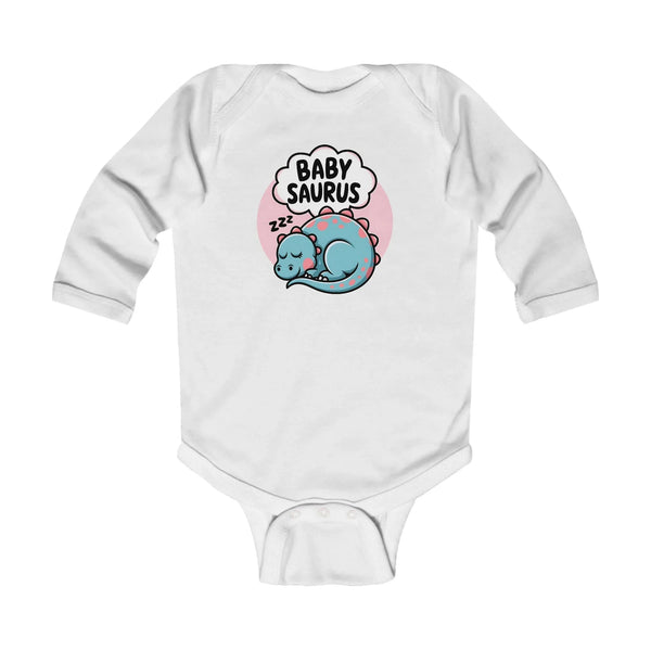 Graphic Infant Long Sleeve Onesie - Baby Saurus | Kids clothes by atgodanddesigns