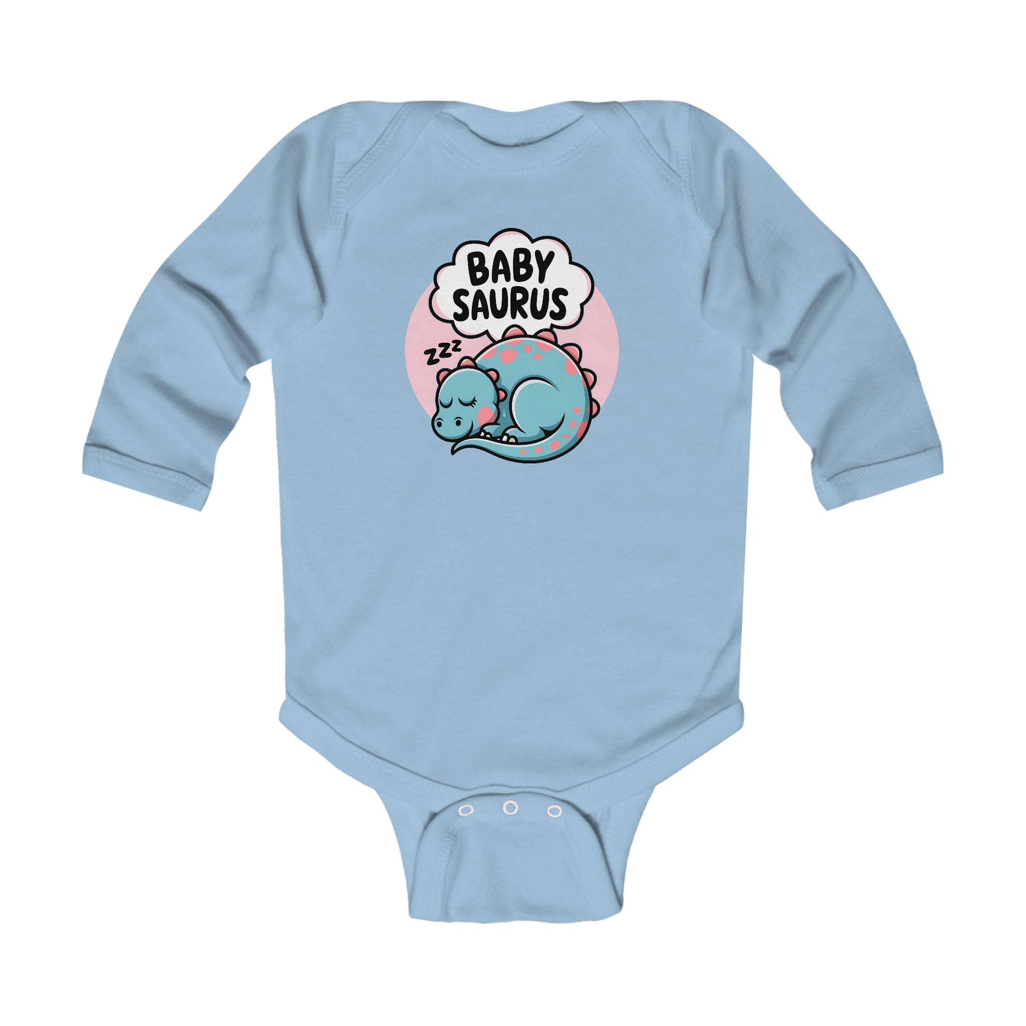 Graphic Infant Long Sleeve Onesie - Baby Saurus | Kids clothes by atgodanddesigns