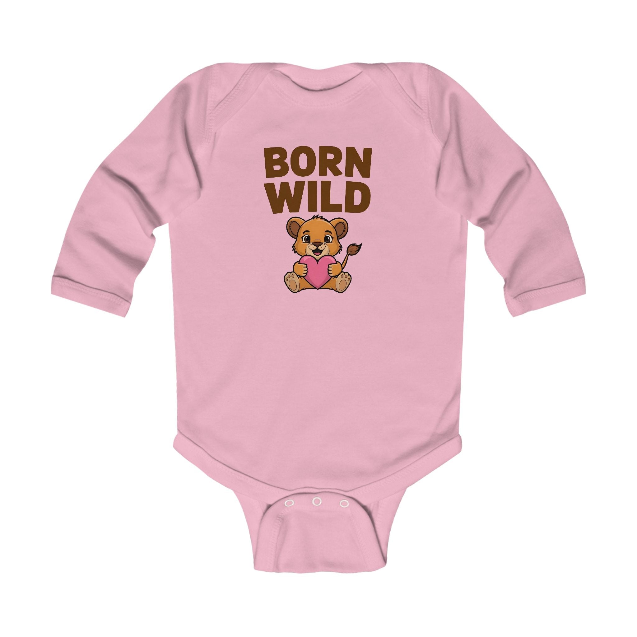 Graphic Infant Long Sleeve Onesie - Born Wild | Kids clothes by atgodanddesigns