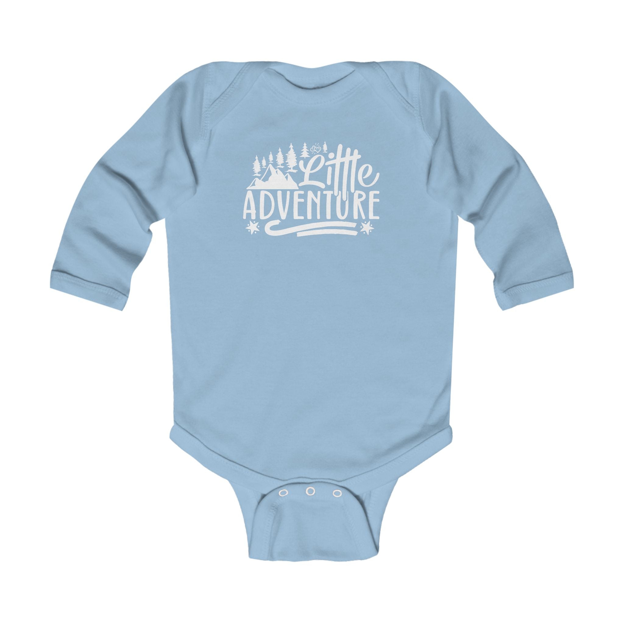 Graphic Infant Long Sleeve Onesie - Little Adventure | Kids clothes by atgodanddesigns