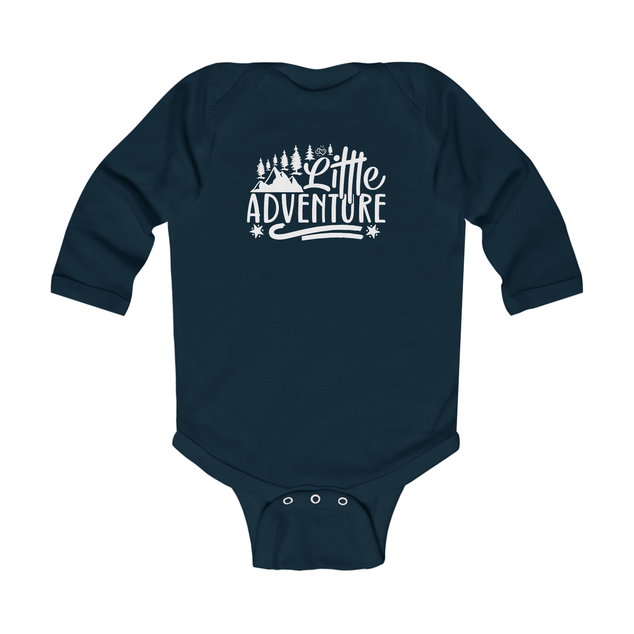 Graphic Infant Long Sleeve Onesie - Little Adventure | Kids clothes by atgodanddesigns