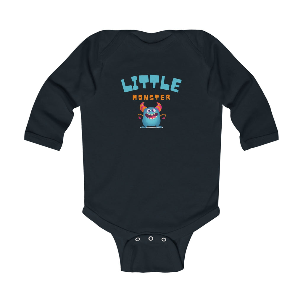 Graphic Infant Long Sleeve Onesie - Little Monster | Kids clothes by atgodanddesigns