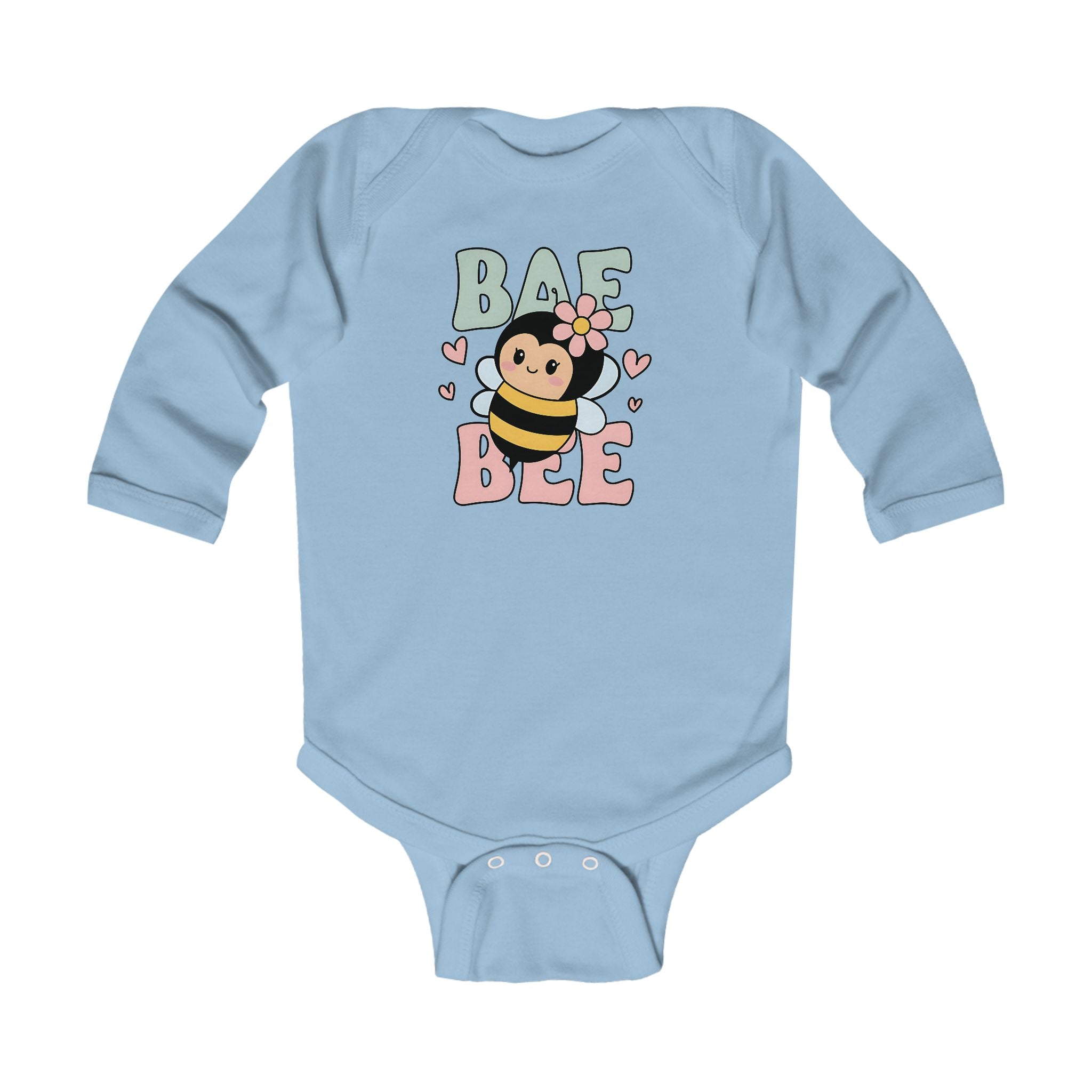 Graphic Infant Onesie Long Sleeve - BAE BEE | Kids clothes by atgodanddesigns