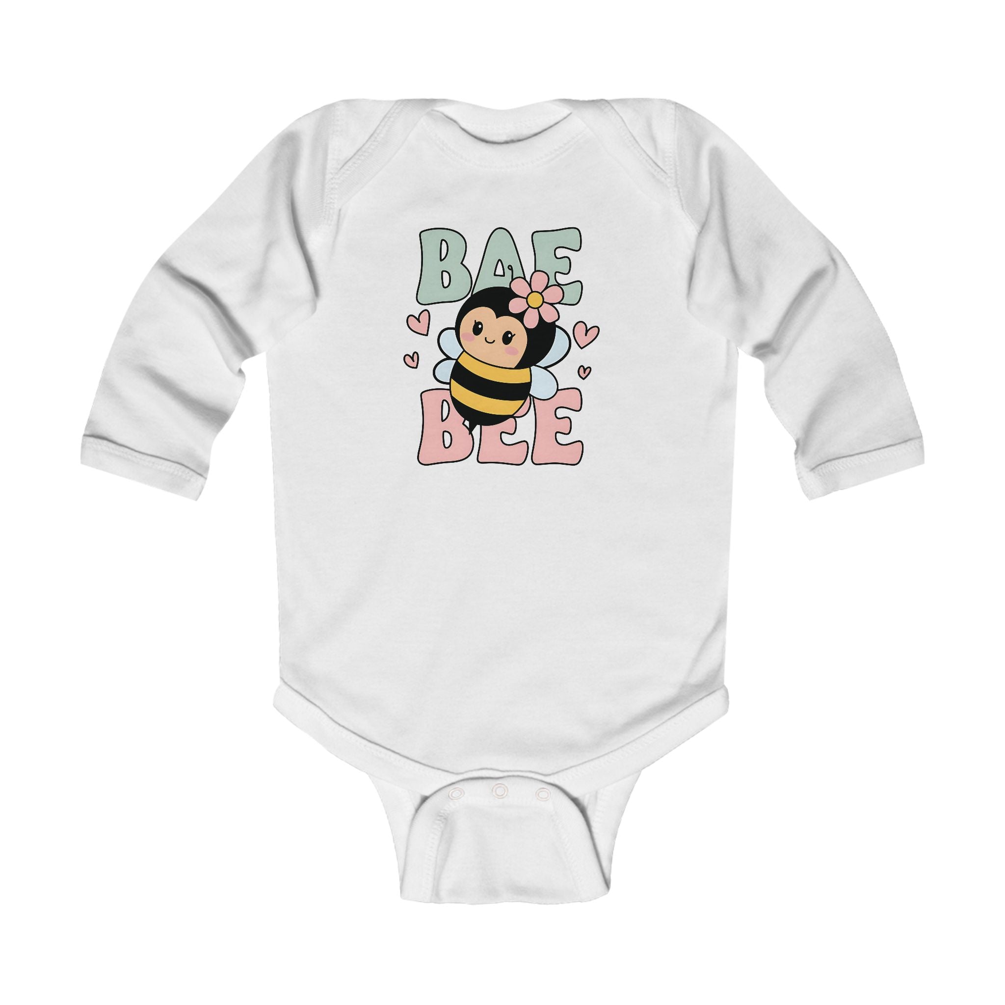 Graphic Infant Onesie Long Sleeve - BAE BEE | Kids clothes by atgodanddesigns